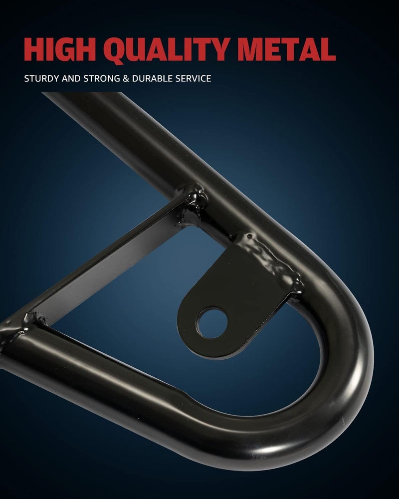A & UTV PRO Front Bumper Guard & Rack Rear Wide Grab Bar Compatible with 2006-2022 Yamaha Raptor 700 / 700R Accessories - Image 5